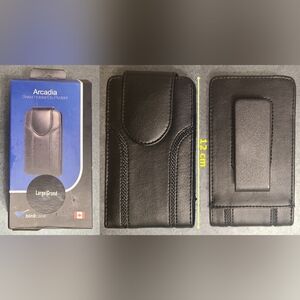 BNIB - Arcadia Leather Swivel Hand Crafted Cell Phone Holster Holder